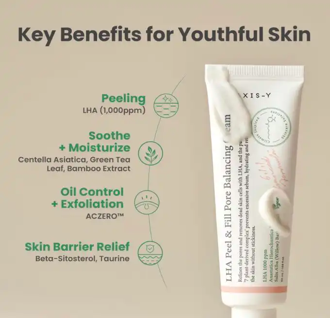 AXIS Y LHA Peel & Fill Pore Balancing Cream - Image 3
